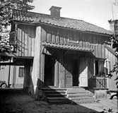 Gårdsinteriör på Drottninggatan, 1936