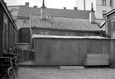 Gårdsinteriör på Drottninggatan 1937