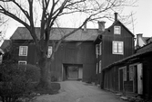 Gårdsinteriör på Kyrkogårdsgatan, 1937