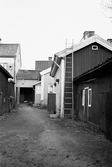 Gårdsinteriör på Kyrkogårdsgatan, 1937