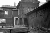 Gårdsinteriör på Kyrkogårdsgatan, 1937