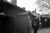 Gårdsinteriör på Kyrkogårdsgatan, 1937