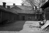 Gårdsinteriör på Kyrkogårdsgatan, 1937