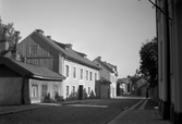 Exteriör utmed Kyrkogårdsgatan, 1937