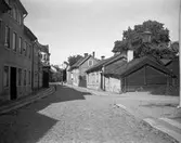 Kyrkogårdsgatan mot norr från Källgränd, 1936
