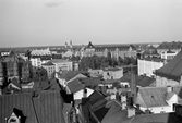 Utsikt mot norr från Nikolaikyrkan, 1937