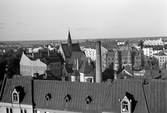 Utsikt mot nordväst från Nikolaikyrkan, 1937