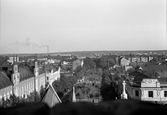 Utsikt mot öster från Nikolaikyrkan, 1937