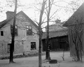 Gårdsinteriör på Västra gatan, 1937