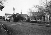 Storgatan norrut vid Marsfältets skola, 1935
