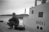 Båt till Vinön, 1940-tal