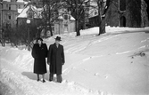 Par nedanför Nikolaikyrkan, 1950-tal