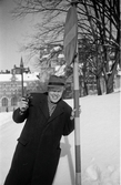 Korsningen Nikolaigatan och Kyrkogatan, 1950-tal