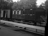 Järnvägsvagn vid Nora station, 1937