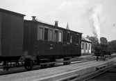 Järnvägsvagn Nora station, 1937