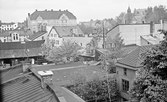 Vy mot väster från Trädgårdsgatan, 1937