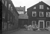 Gårdsinteriör vid Gamla gatan, 1937