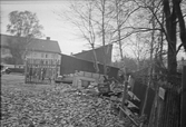 Gårdsinteriör vid Storgatan, 1936