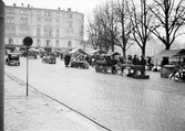 Marknad på Fisktorget, april 1937