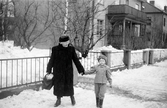 Promenad vid Sveaparken, 1950-tal