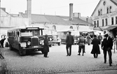 Bussar på Örebro Busstation, 1937