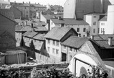 Vy mot sydväst från Fredsgatan, 1944