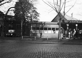 Bensinstation vid Storgatan, 1935