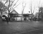 Bensinstation vid Storgatan, 1935