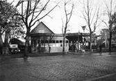 Bensinstation vid Storgatan, 1935