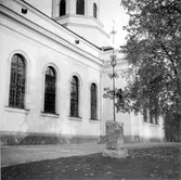 Minnessten med takryttare, Domkyrkan.