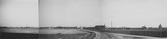 Panoramabild över Hallsbergs norra ytterområde, 1944