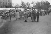 Marknadsbesökare i Hallsberg, 1959