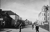 Västra Storgatan i Hallsberg västerut, 1947