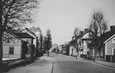 Hus vid Västra Storgatan i Hallsberg, 1947