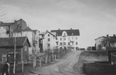 Bebyggelse vid Allégatan i Hallsberg, 1944