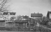 Bebyggelse vid Allégatan i Hallsberg, 1944