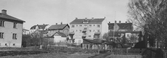 Bebyggelse vid Allégatan i Hallsberg, 1944