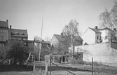 Gård vid Allégatan i Hallsberg, 1956