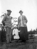 Familjen Benell med dotter, 1914