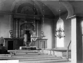 Kyrkan i Ytterhogdal, interiör. 