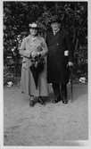 Elof Ljunggren med kvinna, 1939