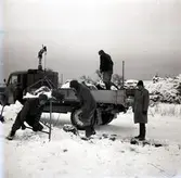 Vägarbete mellan Mellby och Bredsättra.