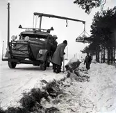 Vägarbete mellan Mellby och Bredsättra.