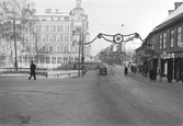 Mot norr från Drottninggatan 29, 1955