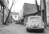 Parkering på gården Drottninggatan 54 A,B, 1953