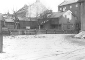 Gård vid Änggatan 17B och Drottninggatan 58, 1953