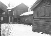 Gårdsinteriör på Hedlundska gården, 1953