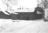 Hedlunds gränd mot Kyrkogårdsgatan, 1953