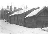 Uthuslänga Kyrkogårdsgatan 24-26, 1953