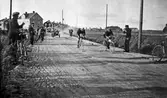 Cykeltävling på Ekersvägen, 1930